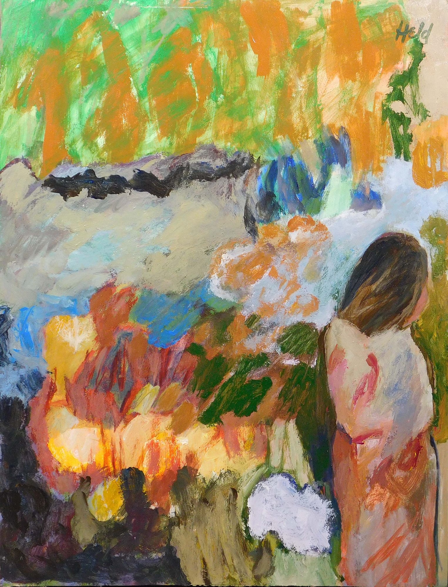 Artwork by Margaret Held, Forest, Made of Acrylic on academy board