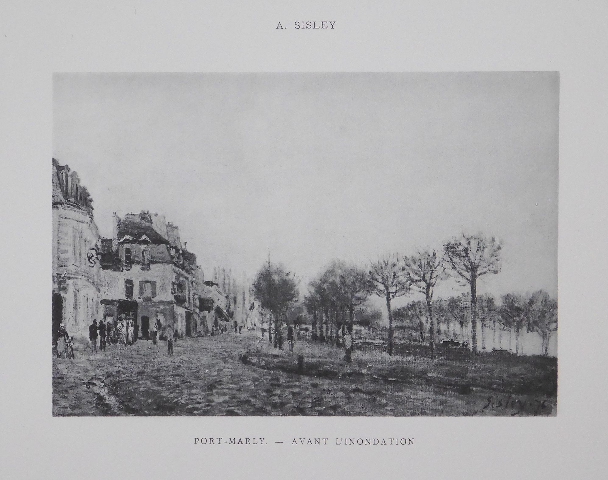 Port-Marly-Avant L'Inondation - Alfred Sisley