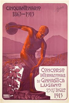 CONCORSO INTERNAZIONALE DI GINNASTICA LUGANO. 1913 - Attilio Balmelli