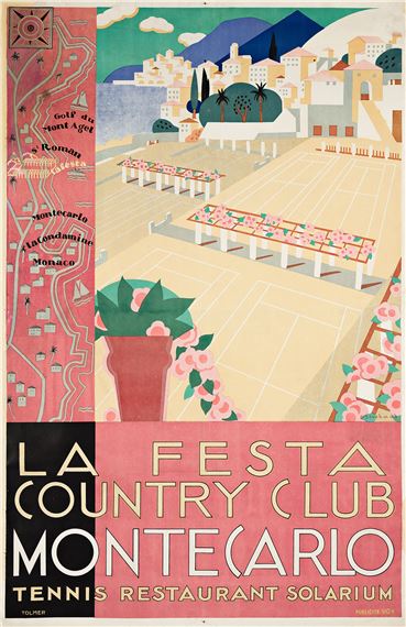 LA FESTA COUNTRY CLUB MONTE CARLO. 1928 - Michel Bouchaud