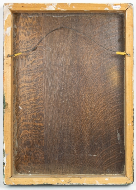 Artwork by John Goudie-lynch, The attack of the crab, Made of oil on panel