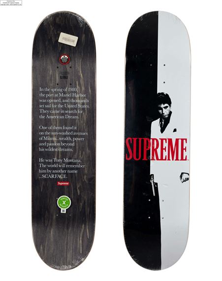 Supreme Scarface Shower Skateboard シュプリーム スケートボード