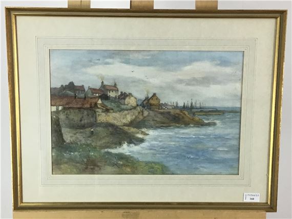 EAST COAST FISHING VILLAGE by James Scott Kinnear