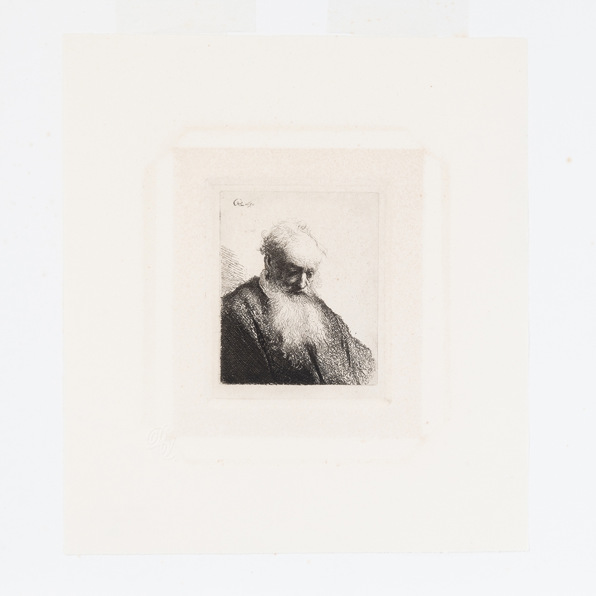 Rembrandt van Rijn | Bust of Bearded Man (1630) | MutualArt