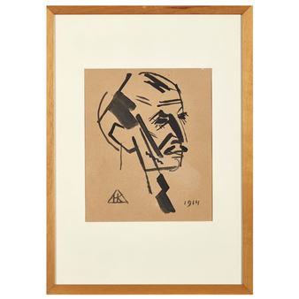 Masculine portrait - Nikolai Kulbin