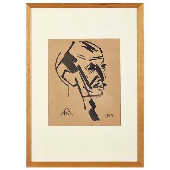 Masculine portrait - Nikolai Kulbin