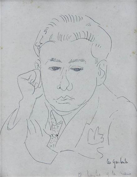 EL HOMBRE Y LA MANO by Leónidas Gambartes