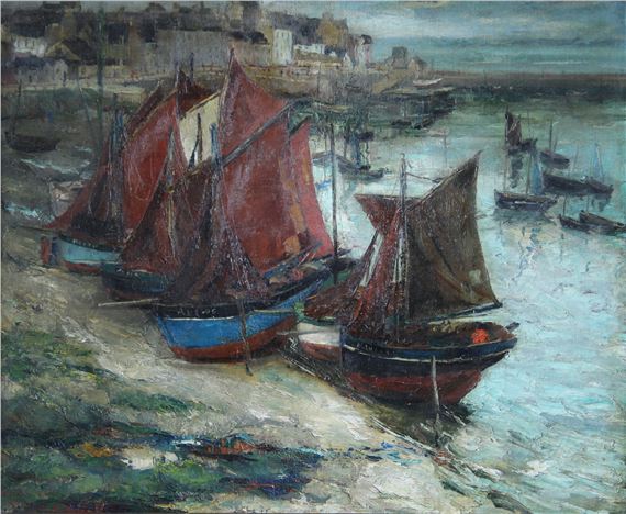 DOUARNENEZ by Kamesuke Hiraga, 1930