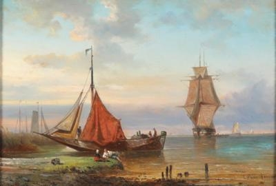 "Holländische Rievier Ansicht" - Elias Pieter van Bommel