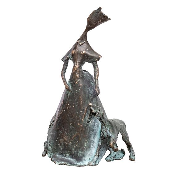 On the walk with the dog by Jadwiga Bardyszewska, 2024