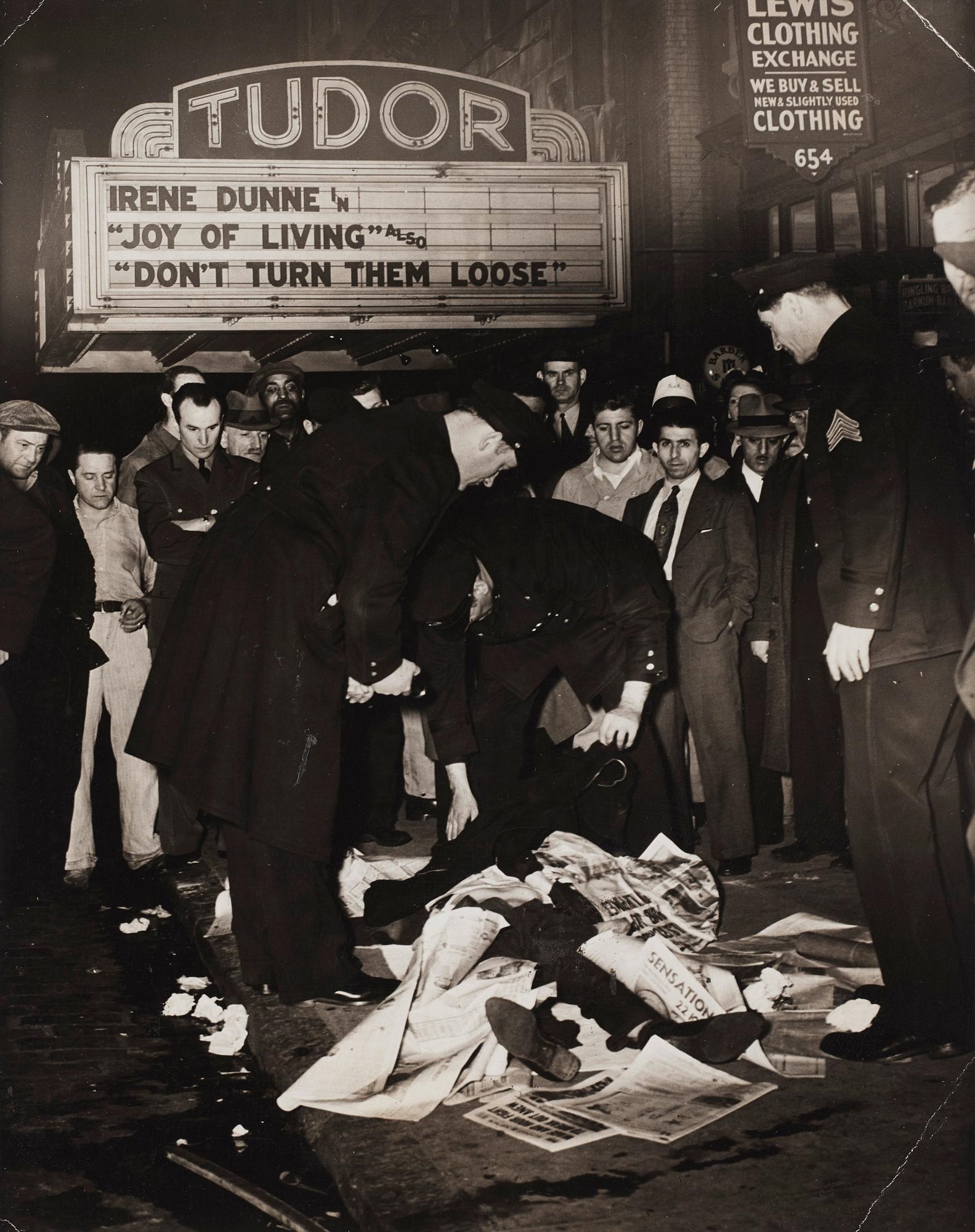 'Man Killed in Accident - Weegee