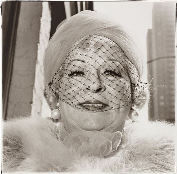'Woman with a Veil on Fifth Avenue by Diane Arbus, circa 1968