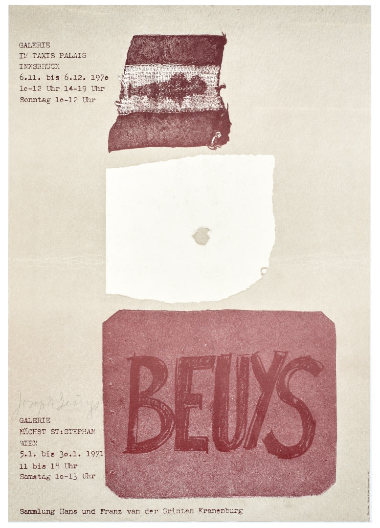 Beuys. Sammlung Hans und Franz van der Grinteb Kranenburg - Joseph Beuys
