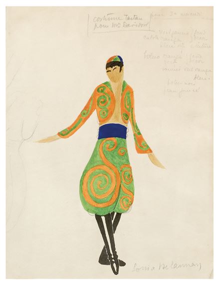 Costume tartare n° by Sonia Delaunay, 1924-1925