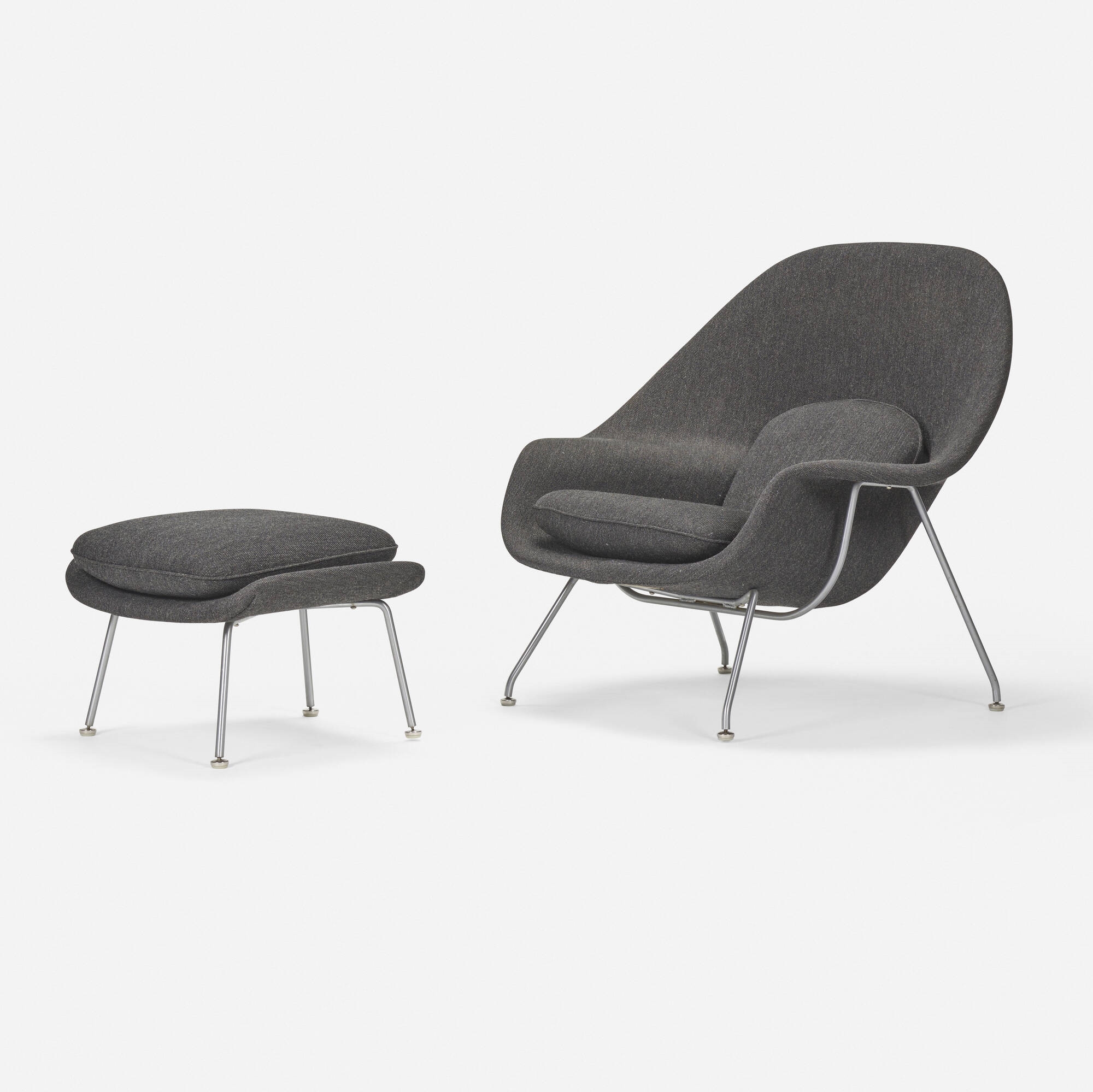 Eero Saarinen | Womb chair and ottoman (1946) | MutualArt