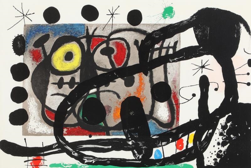 Derriere le Miroir - Joan Miró