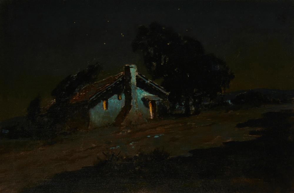 Charles Rollo Peters | Moonlight Adobe | MutualArt