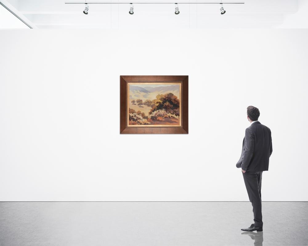 Artwork by Robert Ferguson, Road to Julian, Santa Ysabel in Evening Haze, Made of Oil on canvas