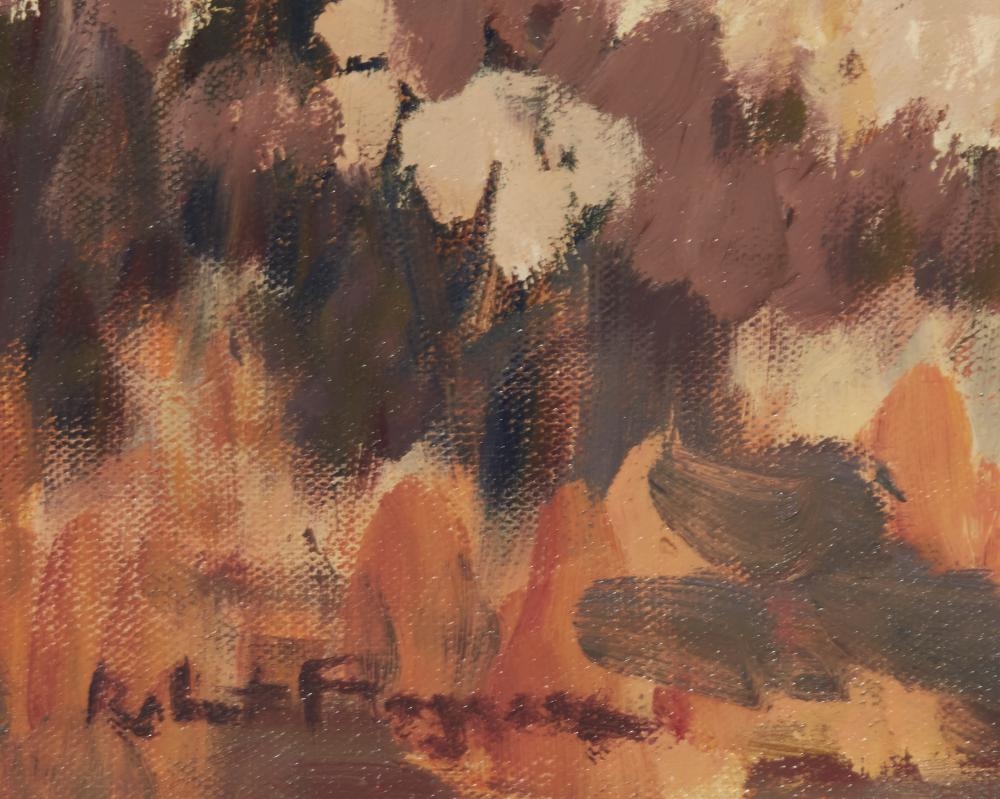 Artwork by Robert Ferguson, Road to Julian, Santa Ysabel in Evening Haze, Made of Oil on canvas