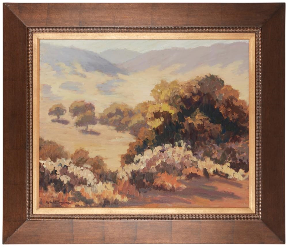 Artwork by Robert Ferguson, Road to Julian, Santa Ysabel in Evening Haze, Made of Oil on canvas