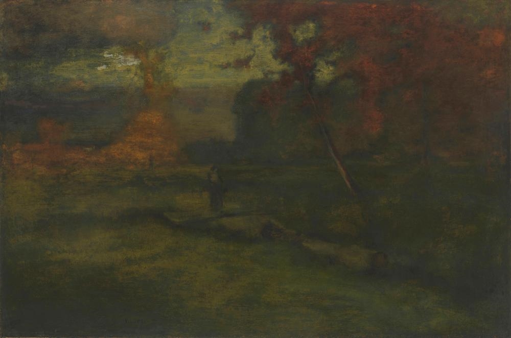 George Inness | Landscape with brook | MutualArt