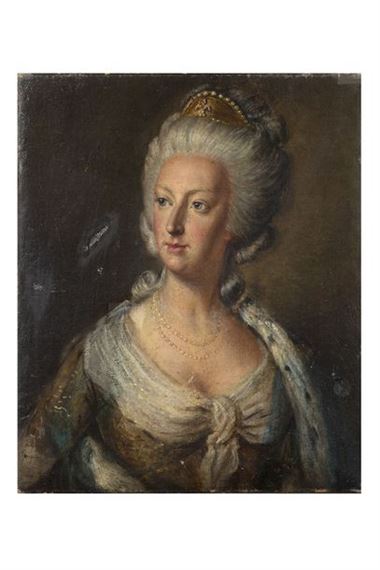 Portrait of the Queen of France by German School, 18th Century, 18th century
