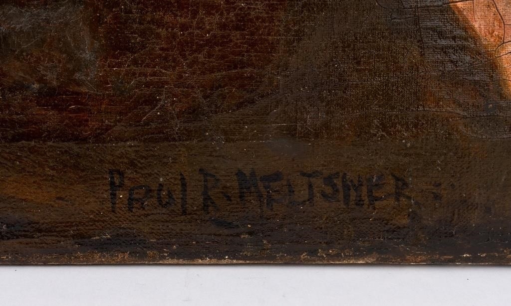 Artwork by Paul Raphael Meltsner, Paul R. Meltsner Seated Nude Woman Oil on Canvas, Made of Oil on Canvas