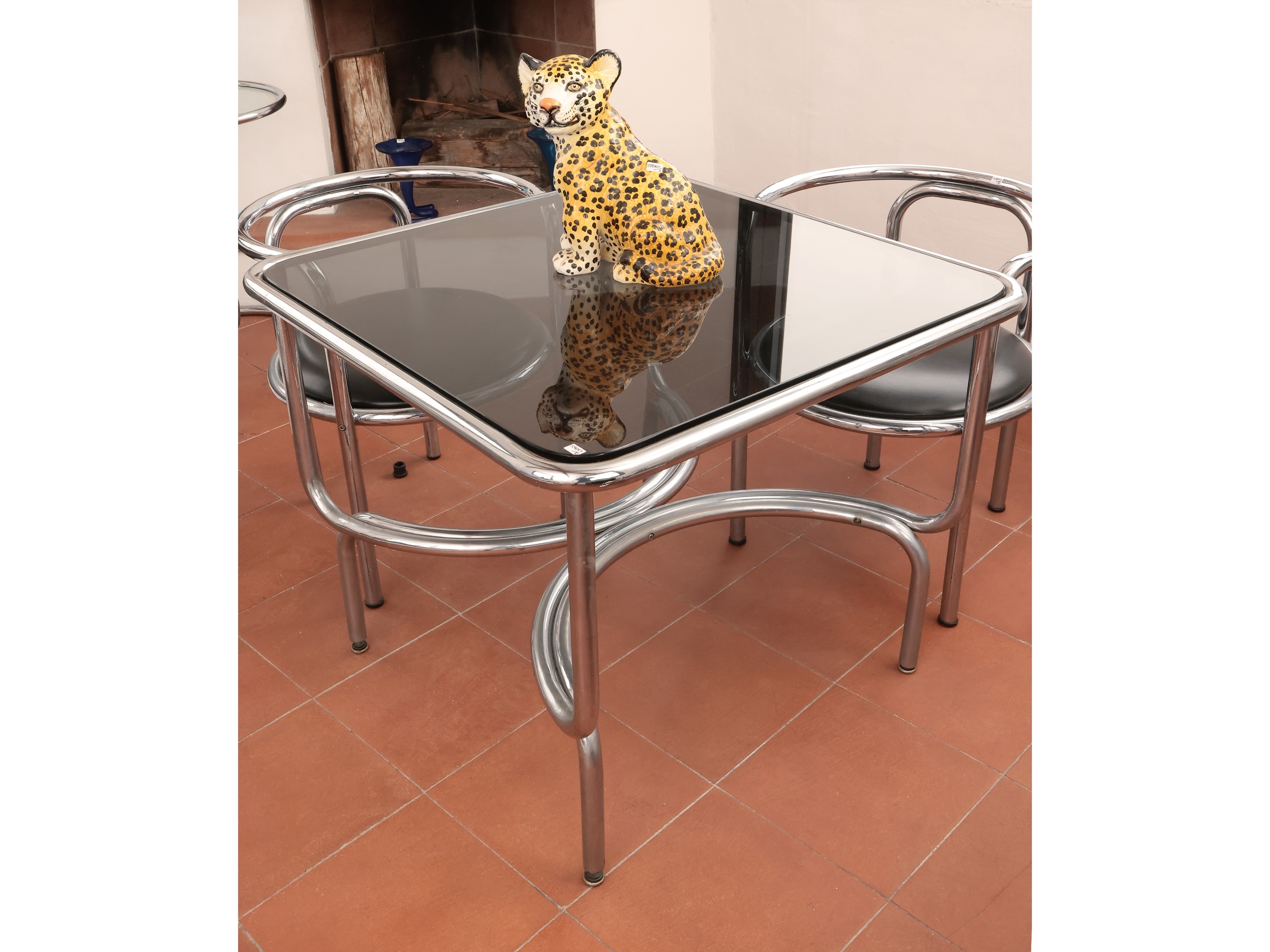 Artwork by Gae Aulenti, Locus Solus, Gae Aulenti for Poltronova, 1964, Made of chromed steel tubular