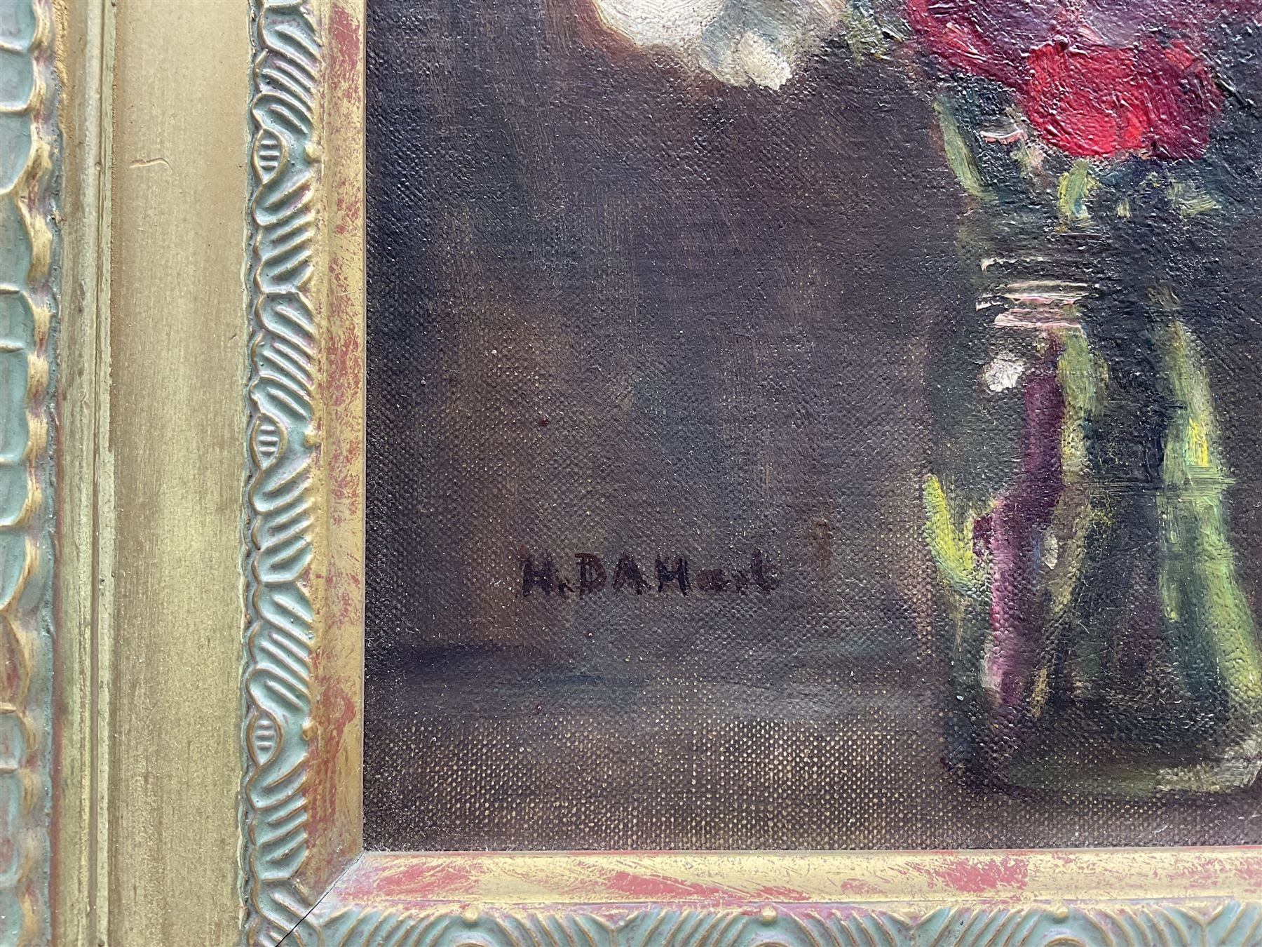 Artwork by Henry d'Arcy Hart, Still Life of Flowers in a Jar, Made of oil on canvas