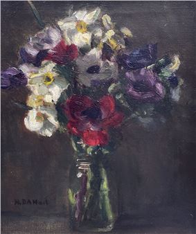 Still Life of Flowers in a Jar - Henry d'Arcy Hart