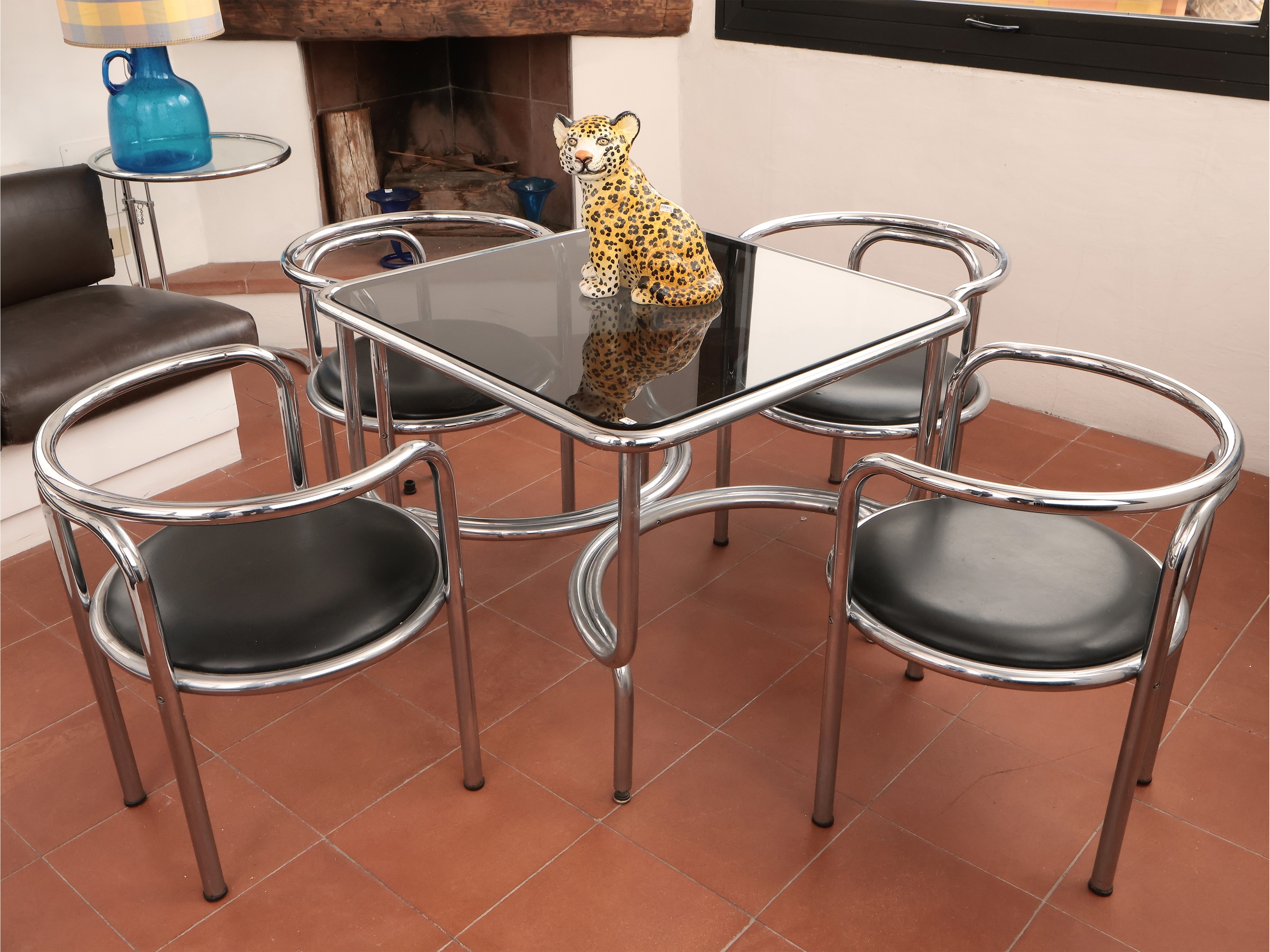 Artwork by Gae Aulenti, Locus Solus, Gae Aulenti for Poltronova, 1964, Made of chromed steel tubular