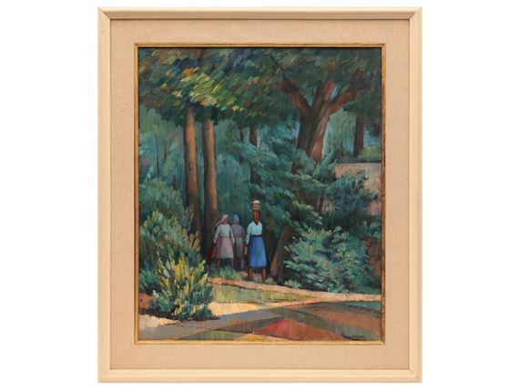 Attraversando il bosco 1965 by Dyalma Stultus