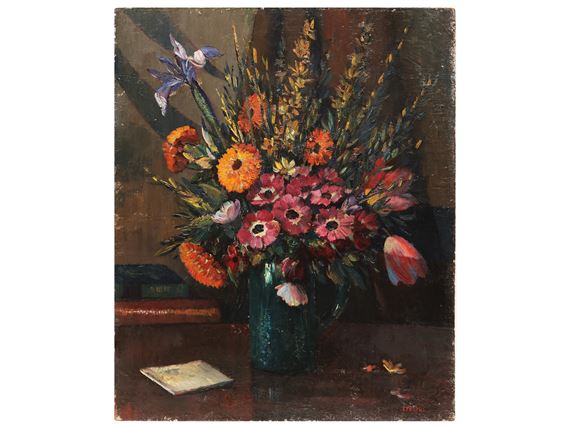 Calendole e anemoni 1965 by Dyalma Stultus