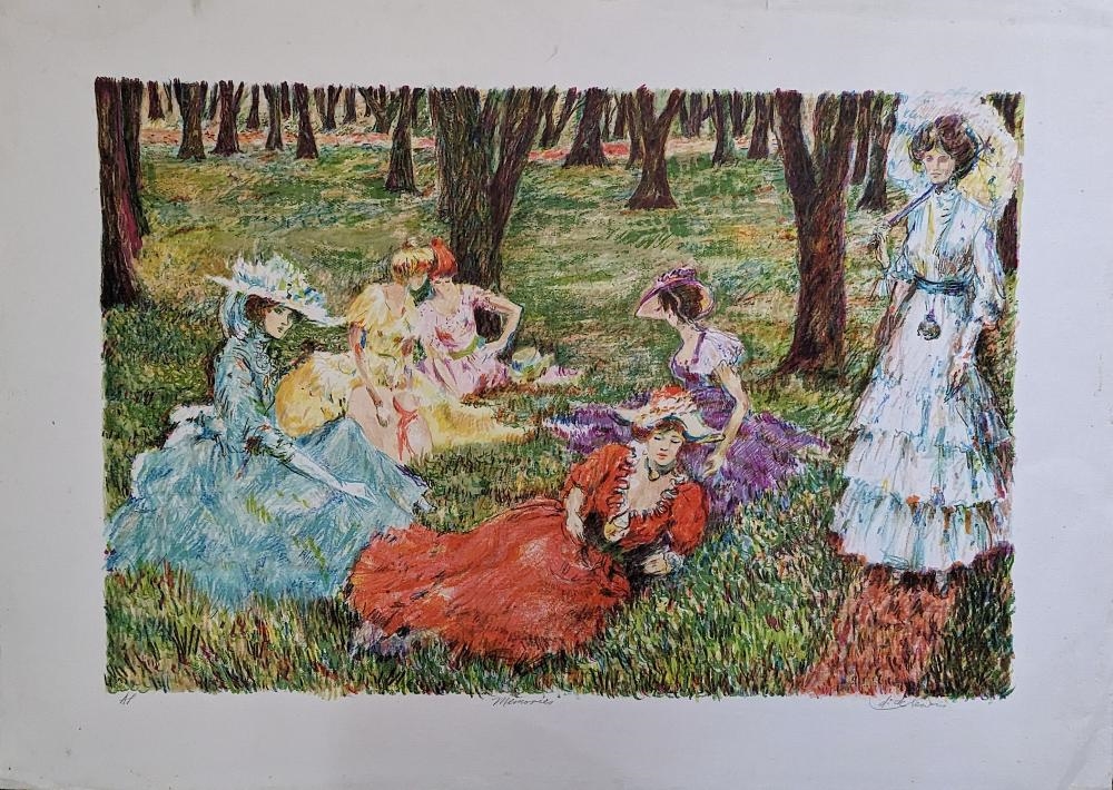 Dick Lewis | DICK LEWIS Hand Signed Li AP Memories AP Litho | MutualArt