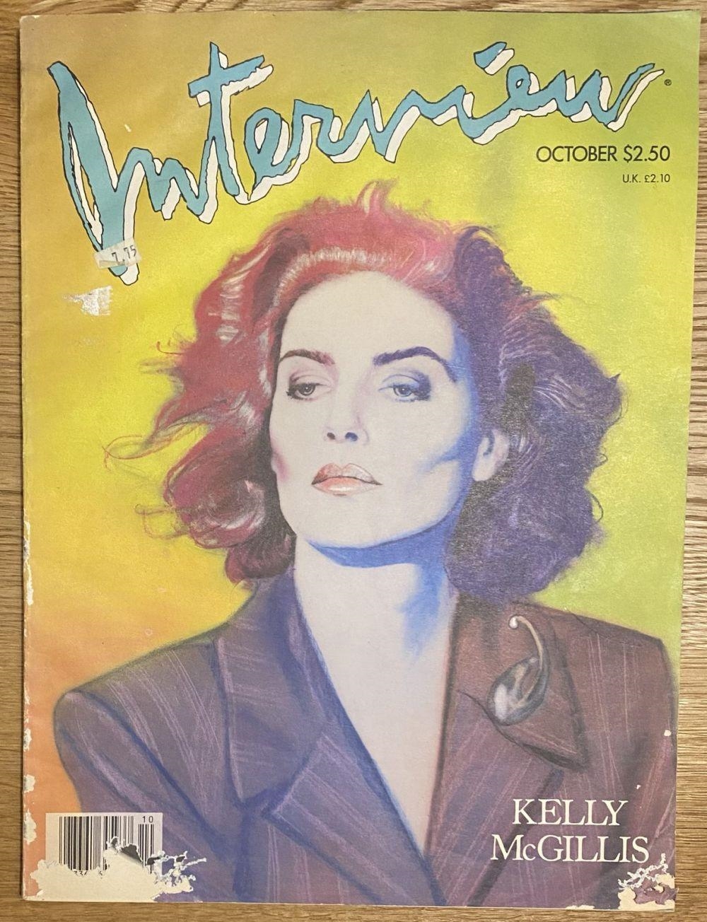 Andy Warhol's Interview Magazine Vol XVII No 10 - Andy Warhol