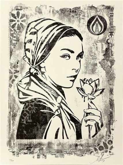 Natural Springs (Damaged Stencil), 2017