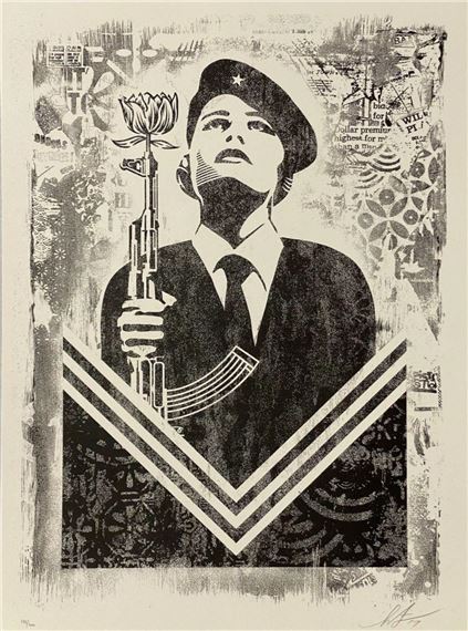 Peace Guard 2 (Damaged Stencil), 2017