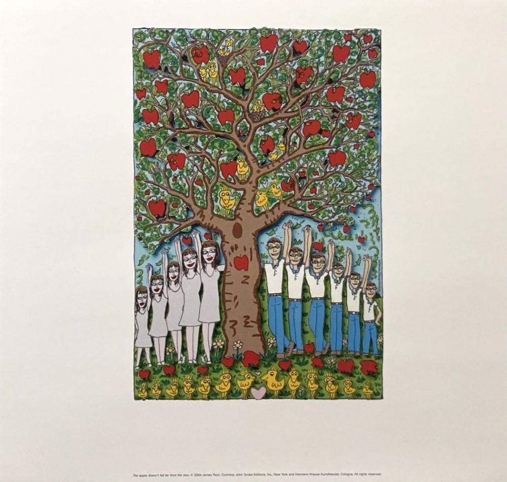 James Rizzi | The apple doesn't fall far from the tree, 2004 (2004 ...