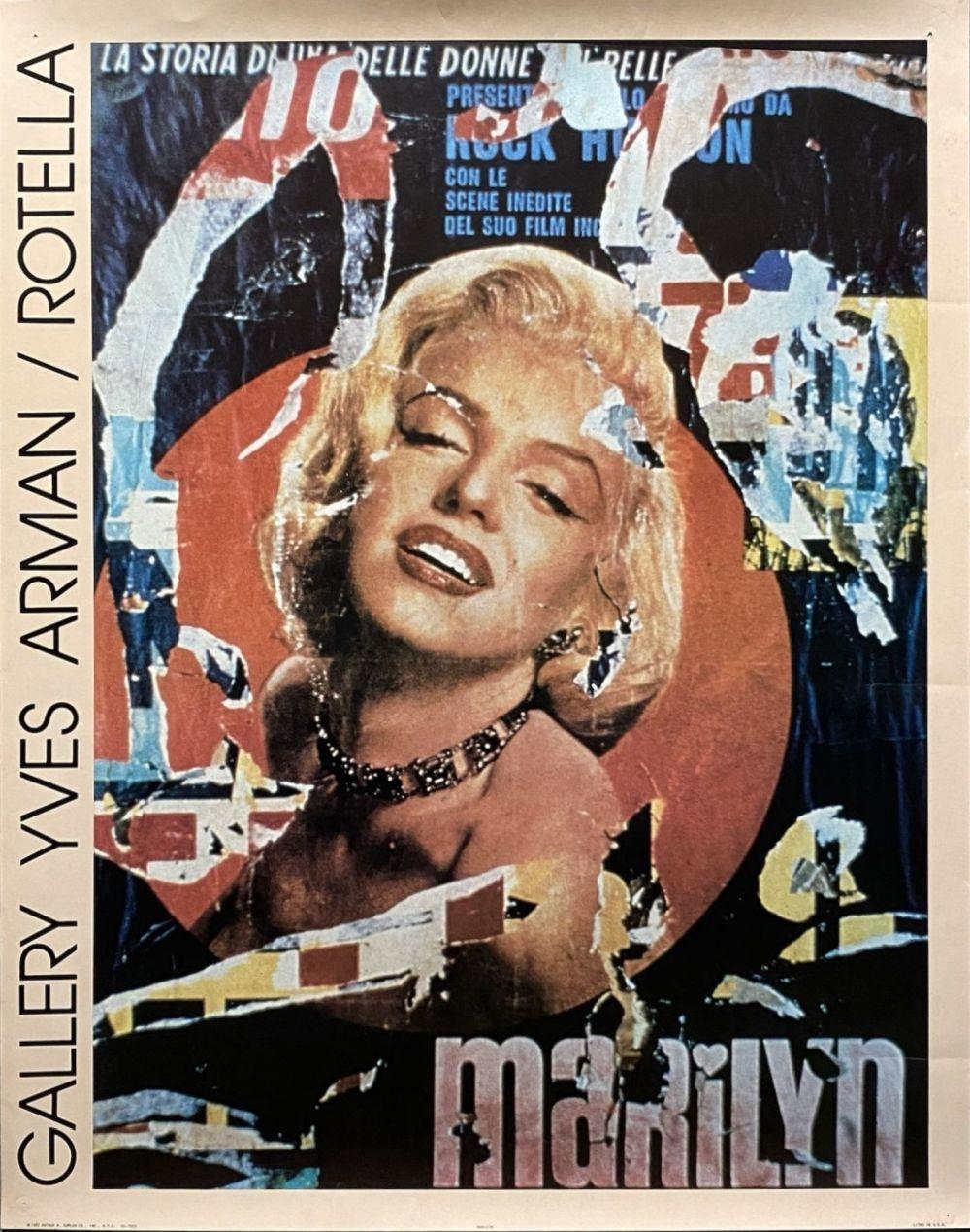 Marilyn, 1982 by Mimmo Rotella, 1982