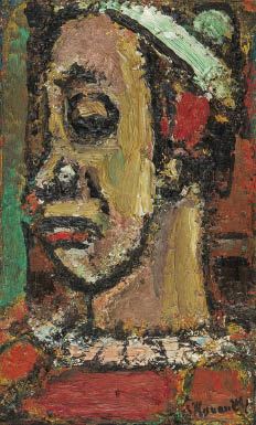 Georges Rouault | Le hargneux. Vieux cirque forain (1953) | MutualArt