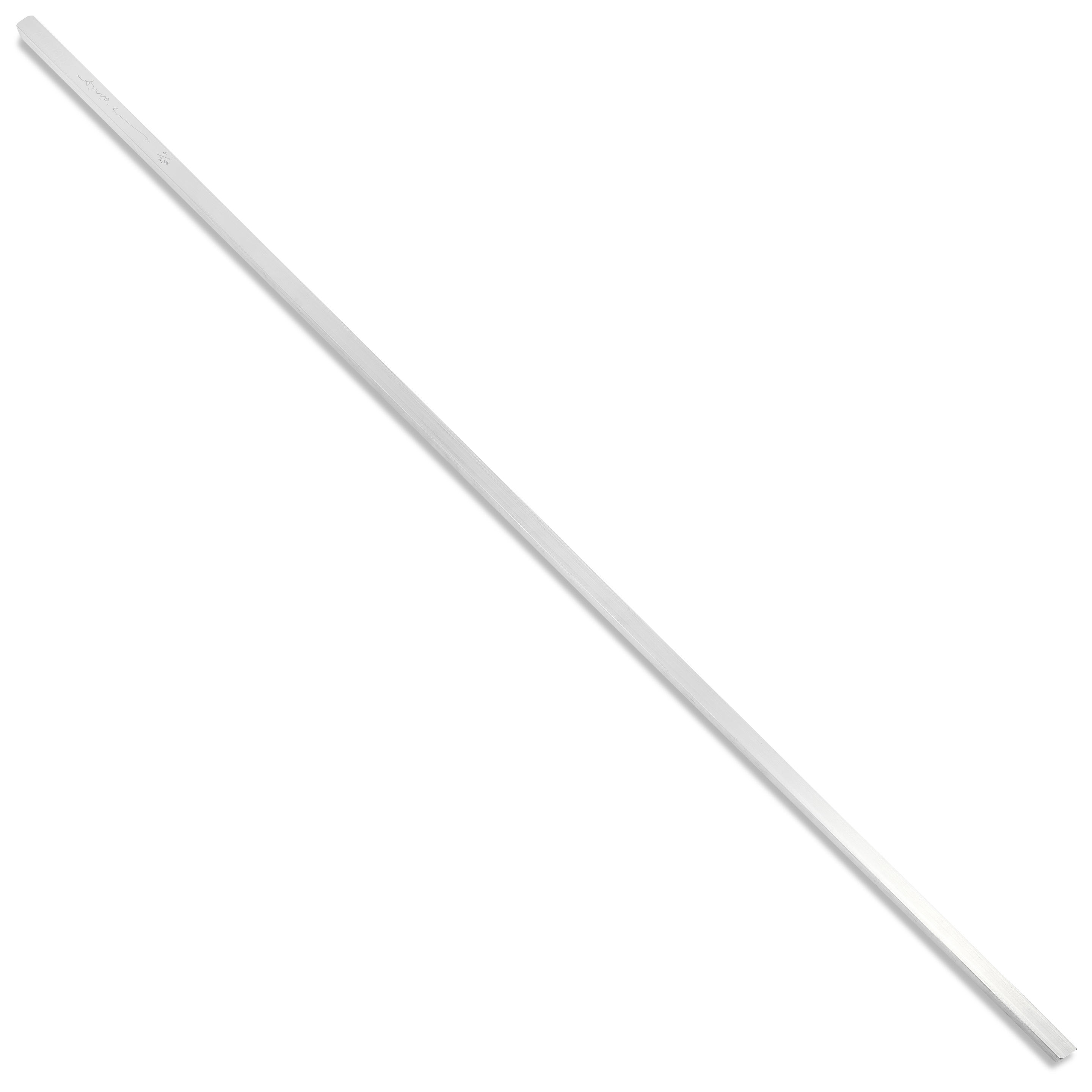 Artwork by Antony Gormley, Scope, Made of Square aluminium tube multiple  laser engraved