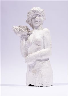 Dívka s kyticí, nedatováno - Jan Zelenka