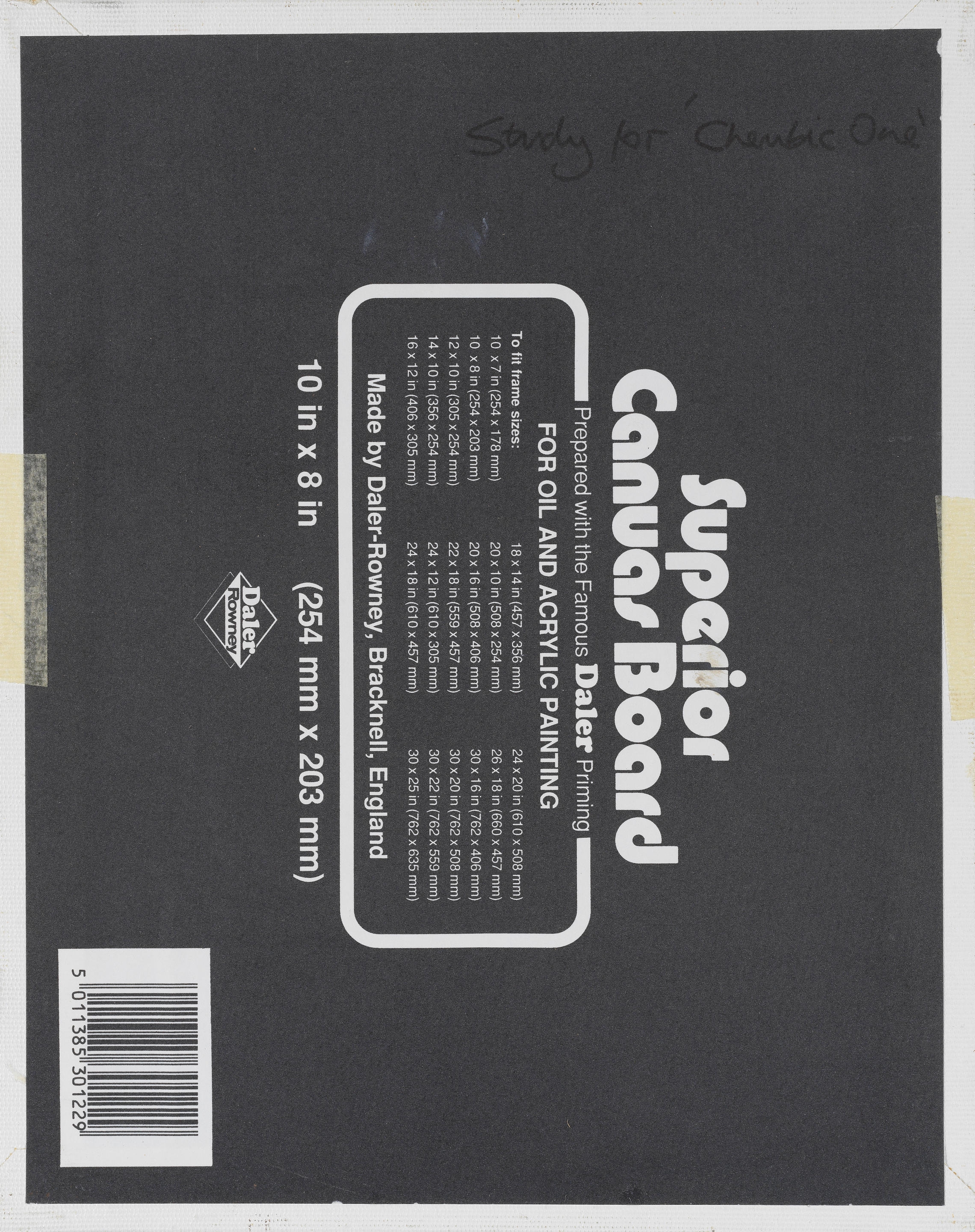 Artwork by Alison Watt, Study for 'Cherubic One', Made of oil on canvas board