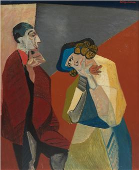 Two figures - Robert Colquhoun