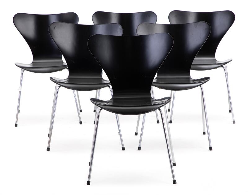 Seven Chair by Arne Jacobsen, Designed 1955