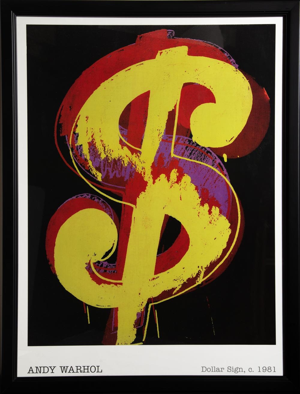 DOLLAR SIGN 1981 - Andy Warhol