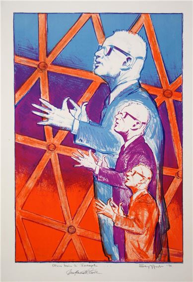 Richard Seyffert | PORTRAIT OF BUCKMINSTER FULLER (1976) | MutualArt