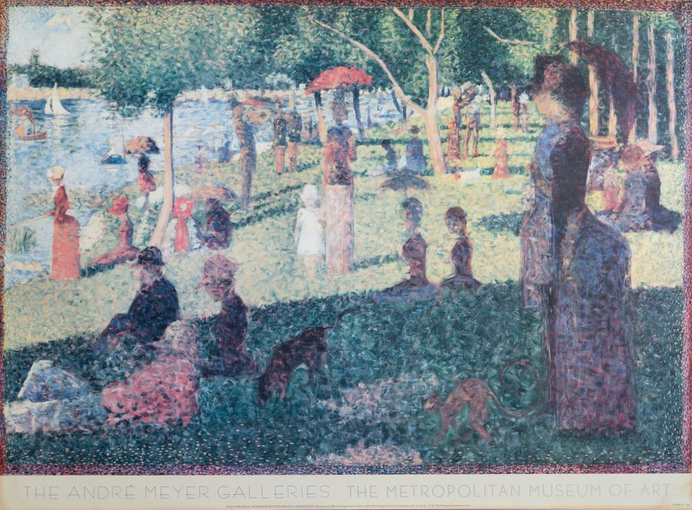 A SUNDAY AFTERNOON ON THE ISLAND OF LA GRANDE JATTE - Georges Seurat