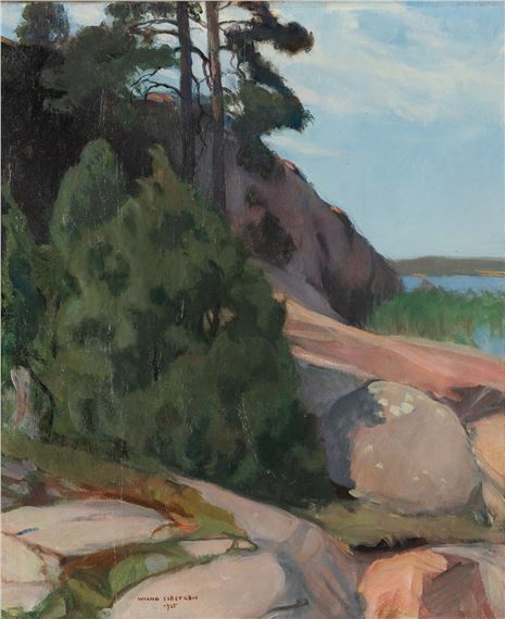 Landscape by Vilho Sjöström, 1935
