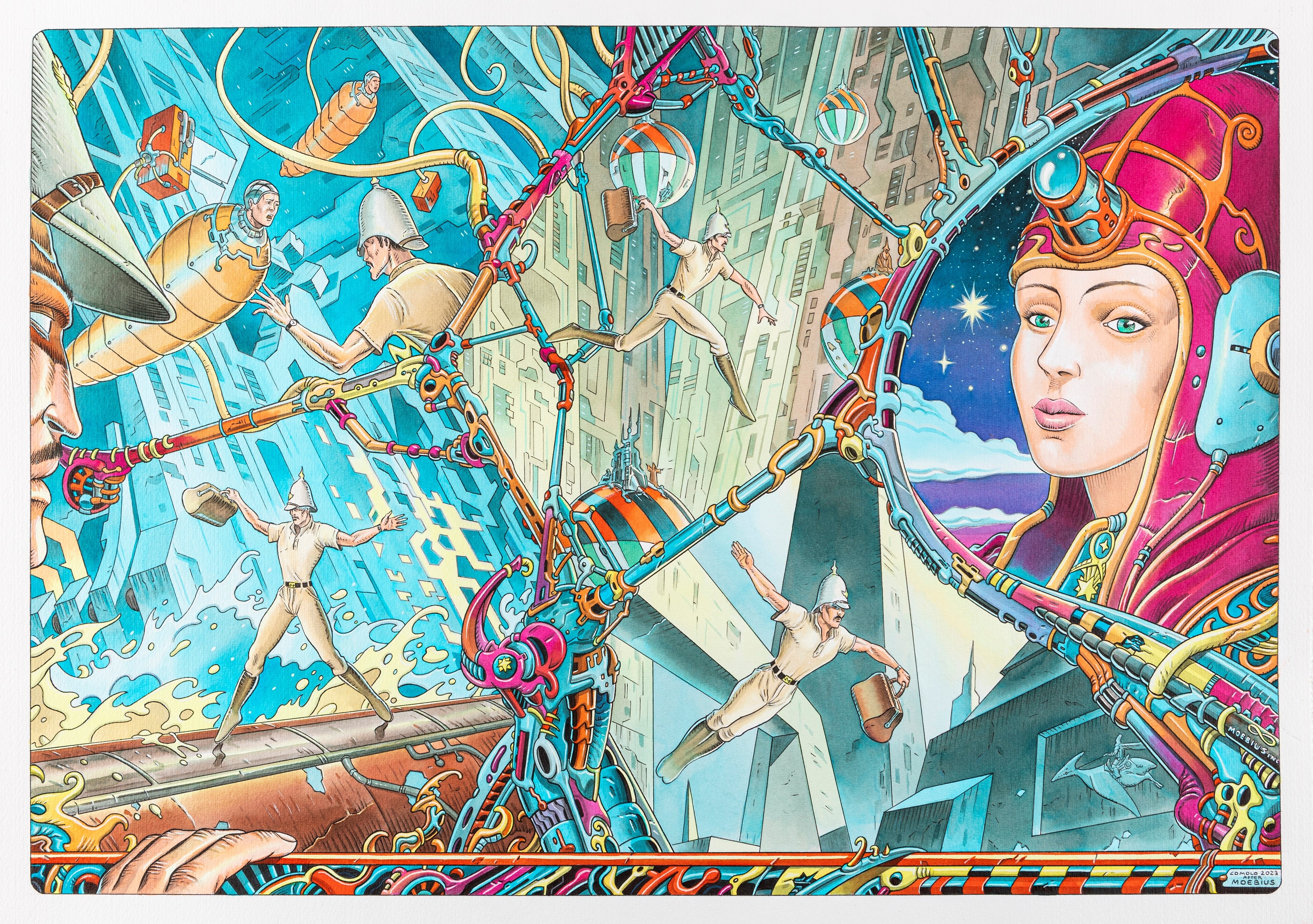 Giorgio Comolo | Comolo after Moebius, 2023 (2023) | MutualArt